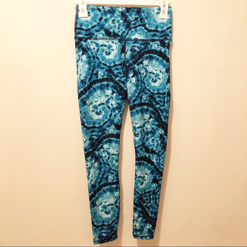 NWT fabletics tie dye high waisted power flex leggings